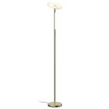 Siro Dimmable LED Floor Lamp 18W+4W Antique Gold