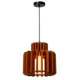 Lucide ROLLO - Hanging lamp - 1xE27 - Terracotta