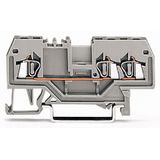 3-conductor through terminal block 1.5 mm² center marking yellow