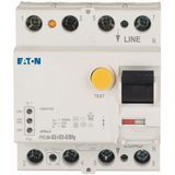 Digital residual current circuit-breaker, all-current sensitive, 63 A, 4p, 300 mA, type S/BFQ