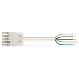 pre-assembled interconnecting cable Eca Socket/plug gray