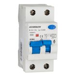 Combined MCB/RCD (RCBO) 1+N, AMPARO 6kA, B 10A, 30mA, Typ A