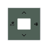 CP-RTC-FC-85CM Cover f@h RTC FC Sky for Thermostat Central cover plate Green - Sky Niessen