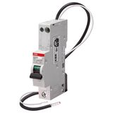 DSE201 C20 AC30 - N Black Residual Current Circuit Breaker with Overcurrent Protection