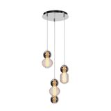 Modern Drop Pendant lamp Chrome