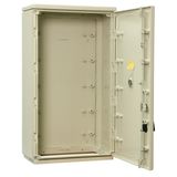 Cable management enclosure 1 door, size 00, RAL7032, IP44