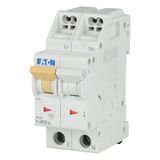 Miniature circuit breaker (MCB) with plug-in terminal, 13 A, 1p+N, characteristic: B