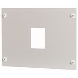 Front plate NZM3-XDV symmetrical, horizontal HxW=400x800mm