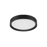 Sandy Black Aluminium Matt White Acrylic Diffuser LED 47 Watt 230 Volt 3525Lm 3000K IP20 D: 55 H: 8.5 cm