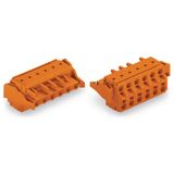 2-conductor female connector Push-in CAGE CLAMP® 2.5 mm² orange