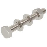 SKS 10x80 A4 Hexagonal screw with nut and washers M10x80