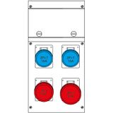 RECEPTACLE 63A 3P 4W 6h IP67 380-415V