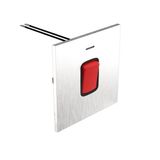 Art d'Arnould - 1 gang 45A switch double pole Epure - Brushed Steel