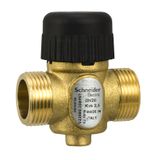 VZ208E Zone Valve, 2-Way, PN16, DN20, G3/4 External Thread, Kvs 2.5 m³/h, M30 Actuator Connection, 2.5 mm Stroke, Stem Up Closed