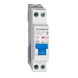 Miniature Circuit Breaker (MCB) AMPARO 4.5kA, C 25A, 1+N,1MW