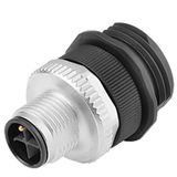 Sensor-actuator adaptor, Number of poles: 4, Coding: S, M12, 630 V