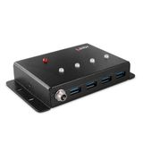 4 Port USB 3.0 Metal Hub 4 additional USB 3.0 ports - perfect for industrial applications