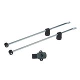 Handle and linkage closing kit for maintenance of Atlantic industrial box height 800mm