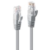 15m Cat.6 U/UTP Network Cable, Grey RJ45, M/M, 250MHz, Copper