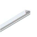 Slim Magnetic Track Rail White 48V 2M