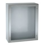 WANDKAST S3X INOX 304L TRANSP. DEUR 700x