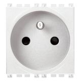 2P+E 16A French SICURY outlet white