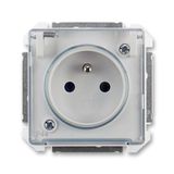 5518G-A02989 B1 Socket outlet with earthing pin, with hinged lid ; 5518G-A02989 B1