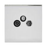 67677 Art d'Arnould Epure universe TV-FM-SAT socket - mirror steel