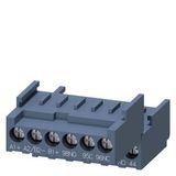 Control circuit terminals 3RA62 Scr...