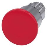 3SU1050-1ED20-0AA0-Z Y10 Mushroom pushbutton, 22 mm, round, metal, shiny, red, 40 mm, 3 switch positions, after pushing in Retraction to center position, after pulling out