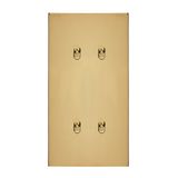 Art d'Arnould universe Epure four two-way switch or switch - gold mirror