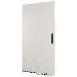 Section wide door, ventilated, left, HxW=1625x795mm, IP42, grey