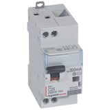 Monoblock differential circuit breaker DX³6000 10kA high inlet and low outlet U+N screw 230V~ - 25A - typeAC 300mA