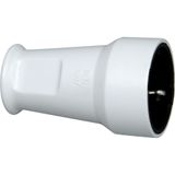 Rubber connector DIN white