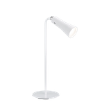 Maxi LED table lamp matt white rechargeable