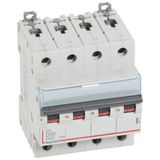 DX³6000 10kA high inlet and low outlet screw circuit breaker 4P 400~ - 50A - curve D - for traditional HX³ comb