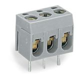 PCB terminal block 2.5 mm² Pin spacing 10 mm gray