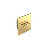 Art d'Arnould - 1 gang push-button 10 A-250V Epure toggle type - Brushed Gold