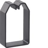 Cable retaining clip made of PVC for LKG 75x50mm black