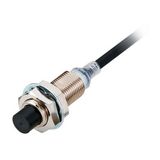 Proximity sensor, inductive, brass-nickel, M12, non-shielded, 10 mm, N E2E 8367E