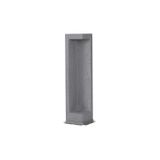 Gray Concrete & Aluminium LED 5 Watt 365Lm 3000K 220-240 Volt IP65 L: 12 W: 12 H: 53 cm