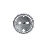 8688.9 CR Flat cover plate for Schuko socket outlet - Chrome Socket outlet Central cover plate Chrome - Skymoon