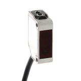 Photoelectric sensor, rectangular housing, stainless steel, red LED, r E3ZM0268D