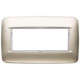 Round plate 5MBS Galvan.satin nickel