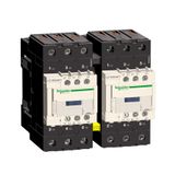 TeSys Deca reversing contactor - 3P(3 NO) - AC-3 - = 440 V 65 A - 230 V AC coil