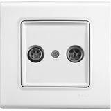 Linnera-Rollina TV-Radio Socket Transitive (7-12-dB) Beige