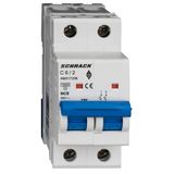 Miniature Circuit Breaker (MCB) AMPARO 10kA, C 6A, 2-pole