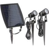 Outdoor Solar Light - light with spike  - Hollywood 1.5W 140lm 3000K IP65  - Sensor - Black