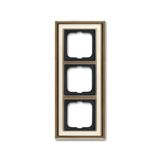 1723-848-500 Cover Frame Busch-dynasty® antique brass ivory white