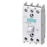 Semiconductor relay, 3-phase 3RF2 5...